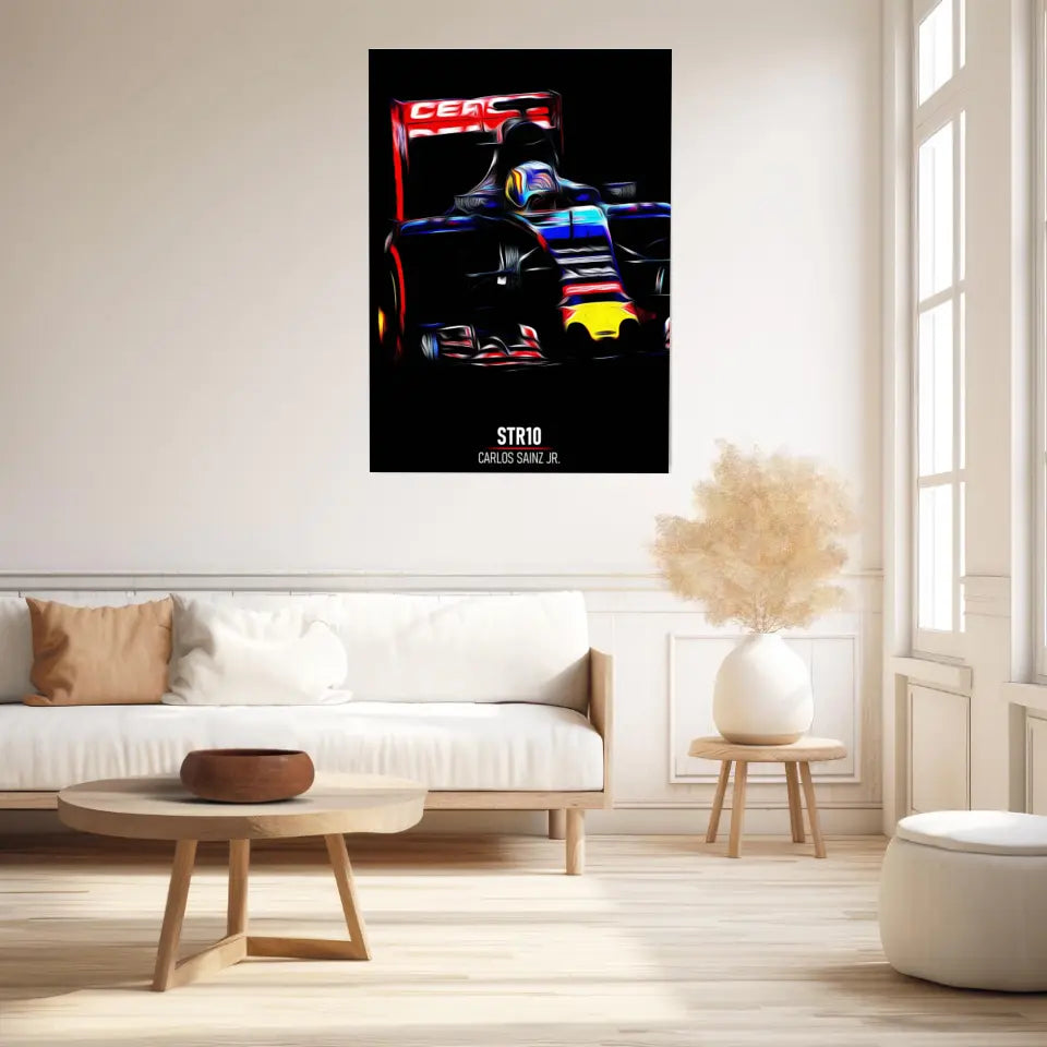 Affiche ou Tableau Toro Rosso STR10 Carlos Sainz Formule 1