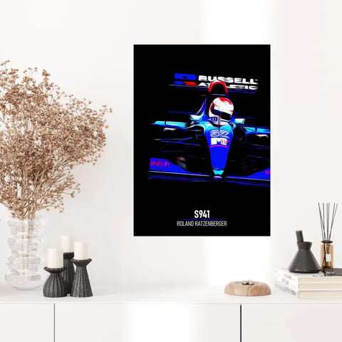 Affiche ou Tableau Simtech S941 Roland Ratzenberger Formule 1