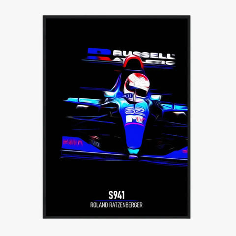 Affiche ou Tableau Simtech S941 Roland Ratzenberger Formule 1
