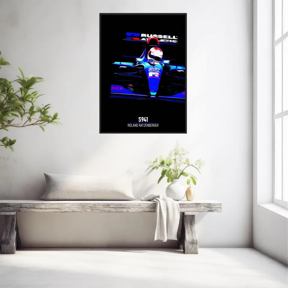 Affiche ou Tableau Simtech S941 Roland Ratzenberger Formule 1