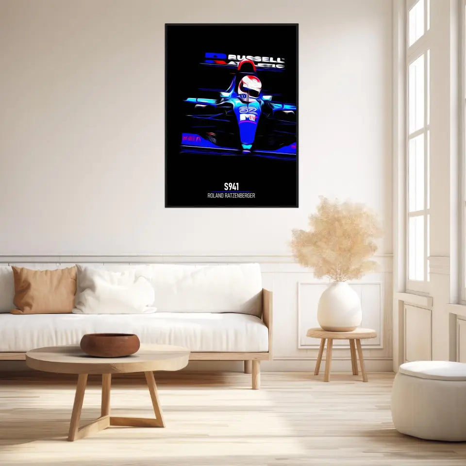 Affiche ou Tableau Simtech S941 Roland Ratzenberger Formule 1