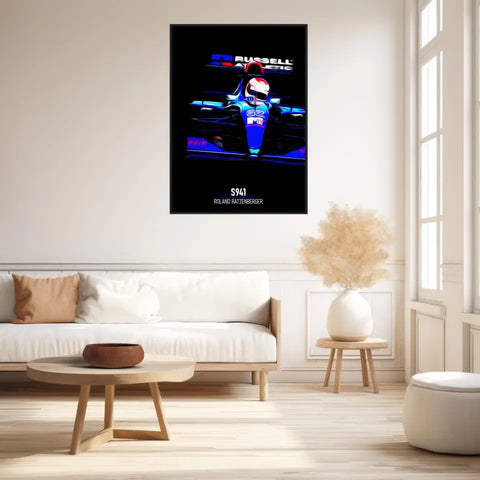 Affiche ou Tableau Simtech S941 Roland Ratzenberger Formule 1