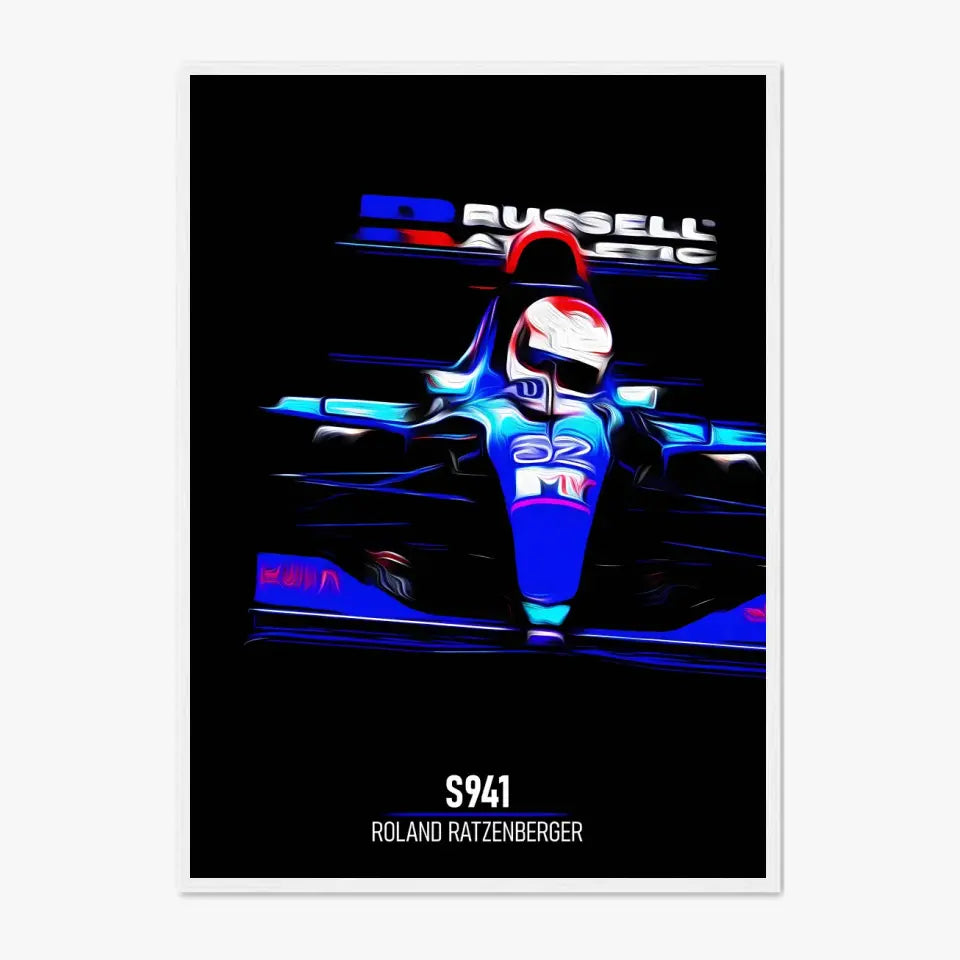 Affiche ou Tableau Simtech S941 Roland Ratzenberger Formule 1