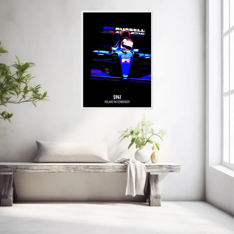 Affiche ou Tableau Simtech S941 Roland Ratzenberger Formule 1