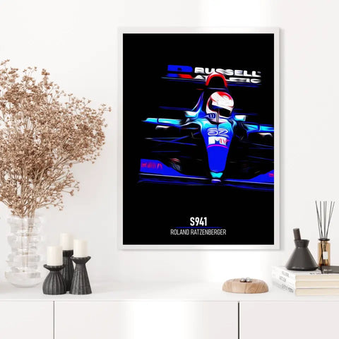 Affiche ou Tableau Simtech S941 Roland Ratzenberger Formule 1
