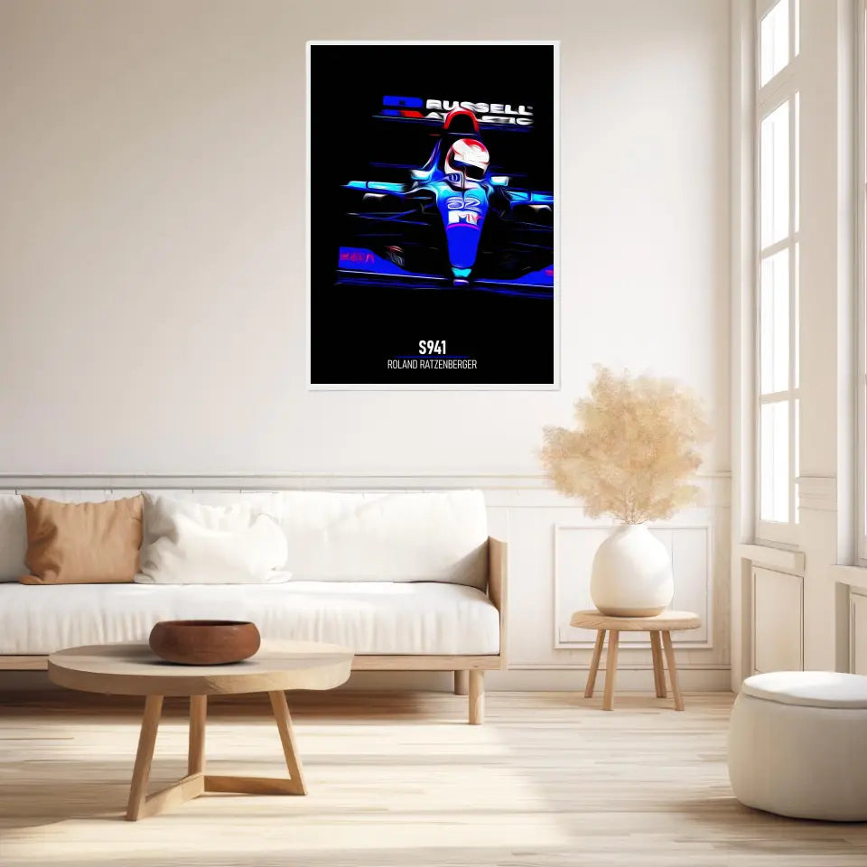 Affiche ou Tableau Simtech S941 Roland Ratzenberger Formule 1