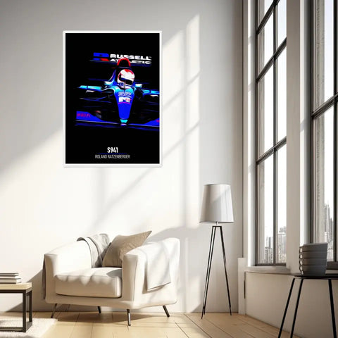 Affiche ou Tableau Simtech S941 Roland Ratzenberger Formule 1