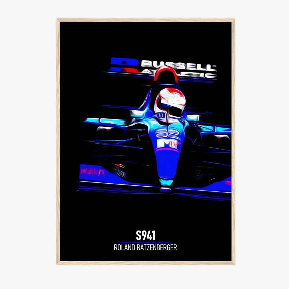 Affiche ou Tableau Simtech S941 Roland Ratzenberger Formule 1