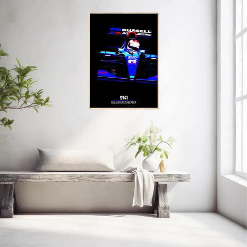 Affiche ou Tableau Simtech S941 Roland Ratzenberger Formule 1