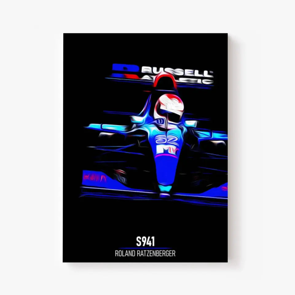 Affiche ou Tableau Simtech S941 Roland Ratzenberger Formule 1