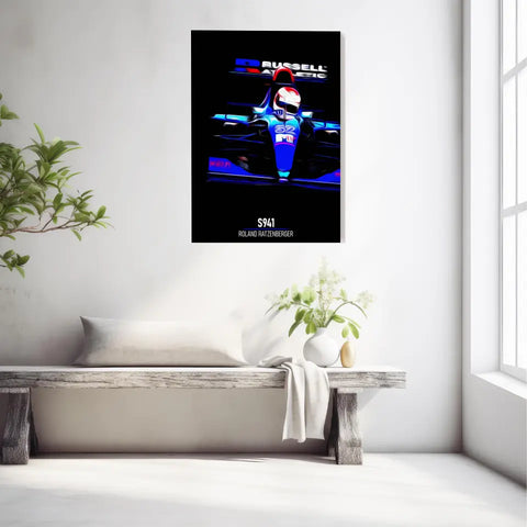 Affiche ou Tableau Simtech S941 Roland Ratzenberger Formule 1