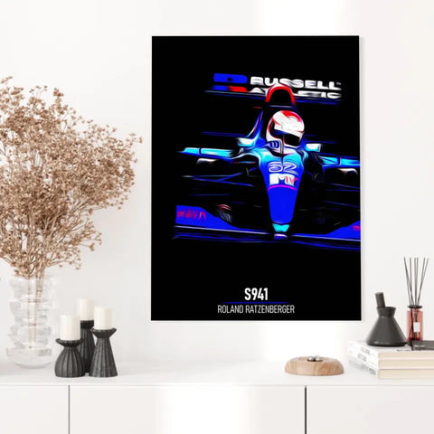 Affiche ou Tableau Simtech S941 Roland Ratzenberger Formule 1