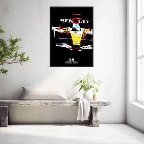 Affiche ou Tableau Renault RS28 Fernando Alonso Formule 1
