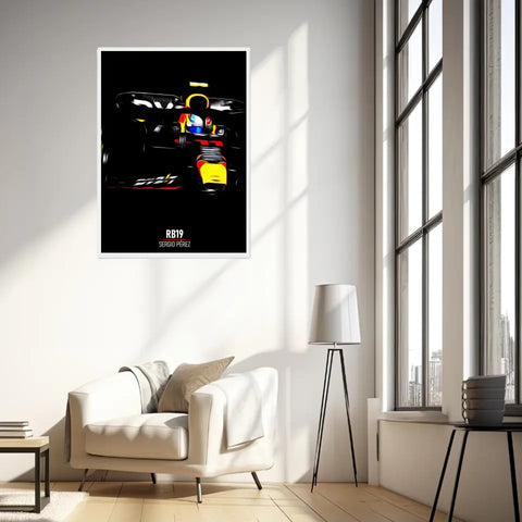 Affiche ou Tableau Red Bull RB19 Sergio Pérez Formule 1
