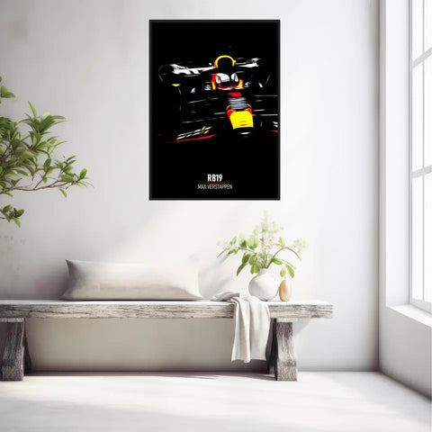 Affiche ou Tableau Red Bull RB19 Max Verstappen Formule 1