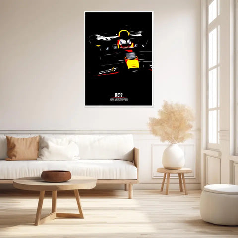 Affiche ou Tableau Red Bull RB19 Max Verstappen Formule 1
