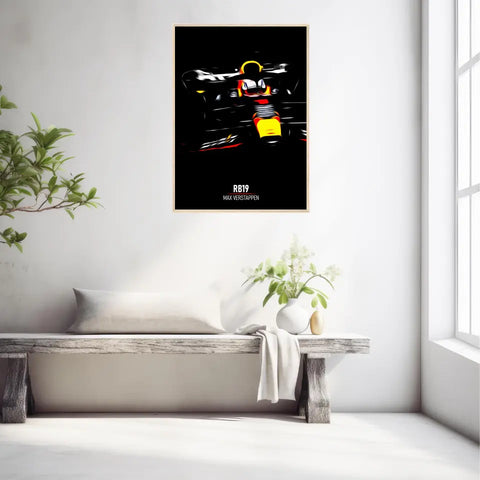 Affiche ou Tableau Red Bull RB19 Max Verstappen Formule 1