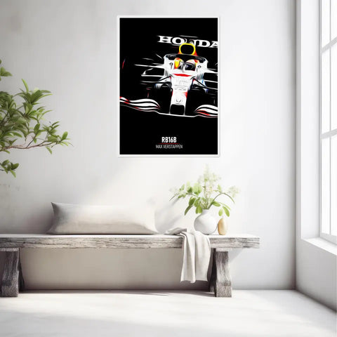 Affiche ou Tableau Red Bull RB16B Max Verstappen Formule 1