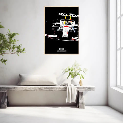 Affiche ou Tableau Red Bull RB16B Max Verstappen Formule 1
