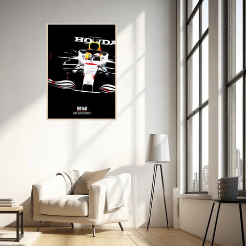 Affiche ou Tableau Red Bull RB16B Max Verstappen Formule 1