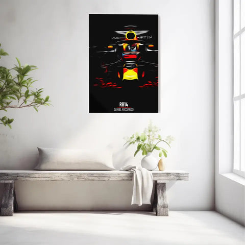 Affiche ou Tableau Red Bull RB14 Daniel Ricciardo Formule 1