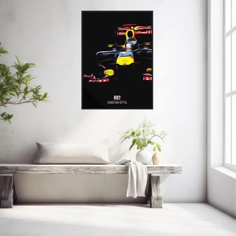 Affiche ou Tableau Red Bull RB7 Sebastian Vettel Formule 1