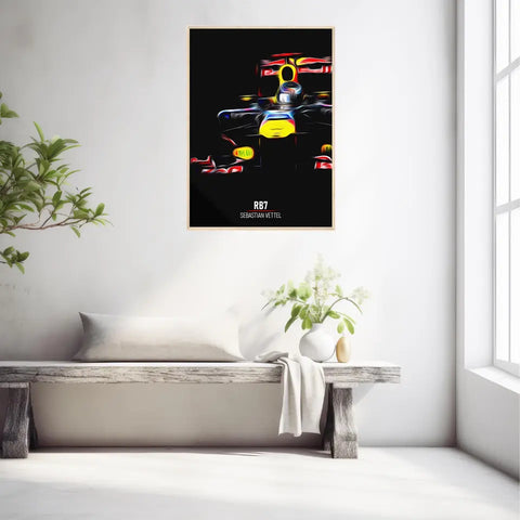 Affiche ou Tableau Red Bull RB7 Sebastian Vettel Formule 1