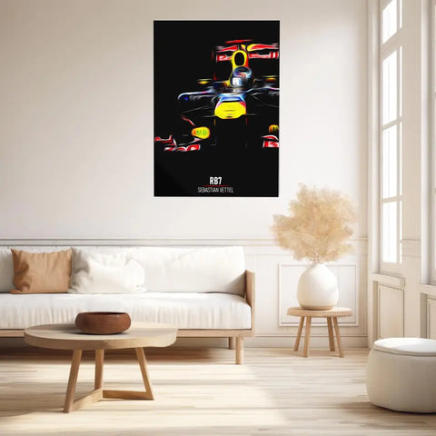 Affiche ou Tableau Red Bull RB7 Sebastian Vettel Formule 1