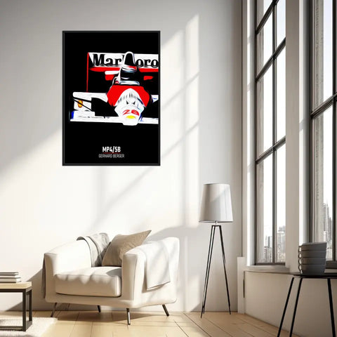 Affiche ou Tableau McLaren MP4 5B Gerhard Berger Formule 1