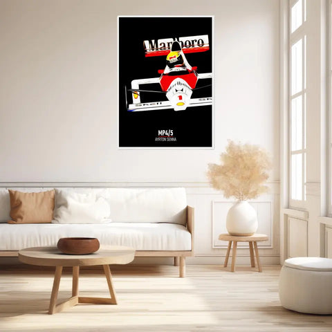 Affiche ou Tableau McLaren MP4 5 Ayrton Senna 1989 Formule 1