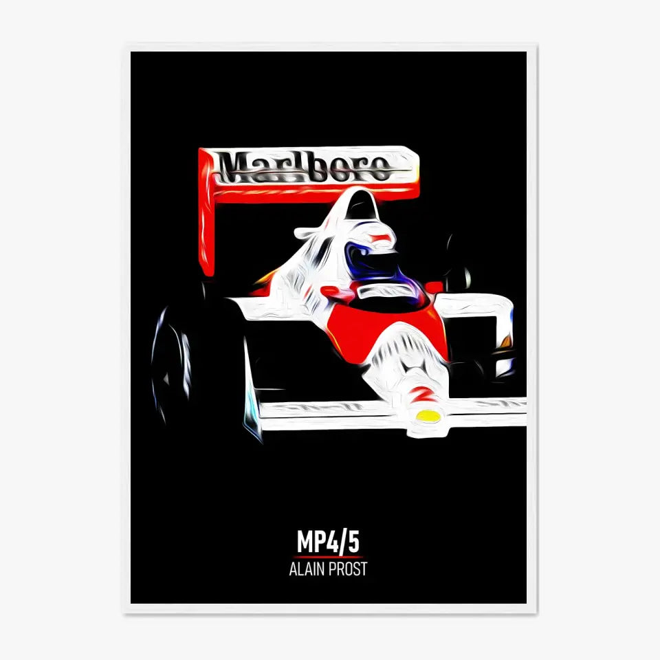 Affiche ou Tableau McLaren MP4 5 Alain Prost Formule 1