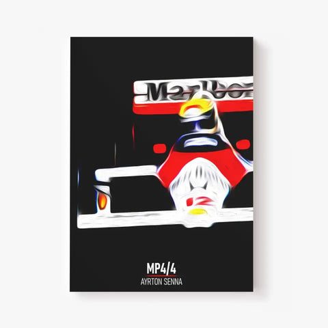 Affiche ou Tableau McLaren MP4 4 Ayrton Senna Formule 1