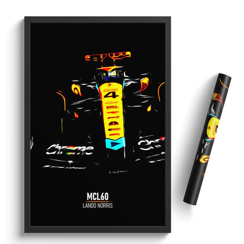 Affiche ou Tableau McLaren MCL60 Lando Norris Formule 1