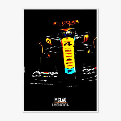 Affiche ou Tableau McLaren MCL60 Lando Norris Formule 1
