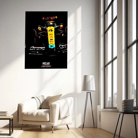 Affiche ou Tableau McLaren MCL60 Lando Norris Formule 1