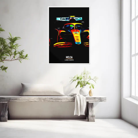 Affiche ou Tableau McLaren MCL36 Lando Norris Formule 1