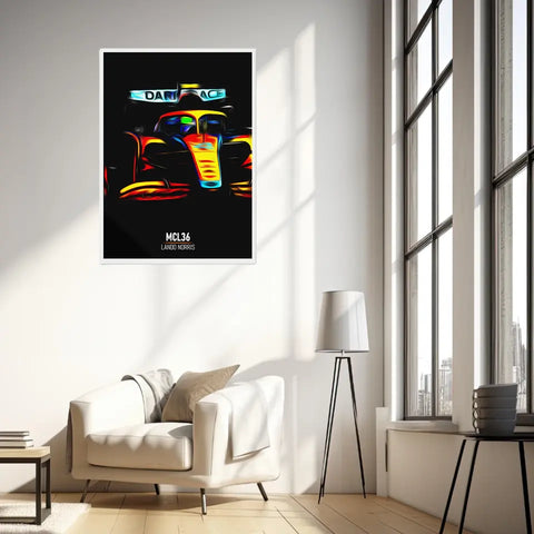Affiche ou Tableau McLaren MCL36 Lando Norris Formule 1
