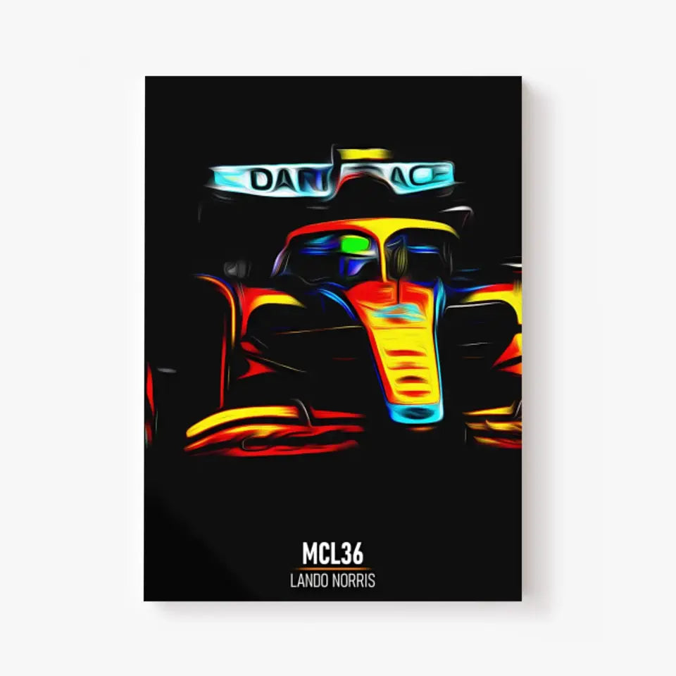 Affiche ou Tableau McLaren MCL36 Lando Norris Formule 1