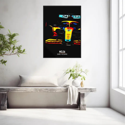 Affiche ou Tableau McLaren MCL36 Daniel Ricciardo Formule 1