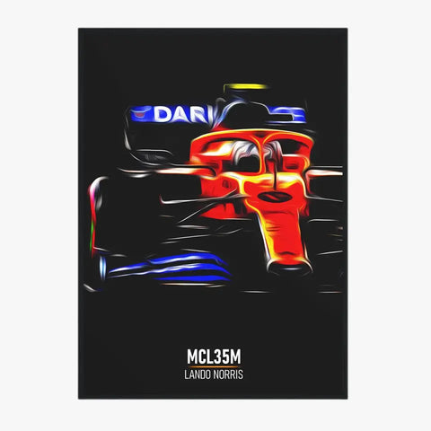 Affiche ou Tableau McLaren MCL35M Lando Norris Formule 1