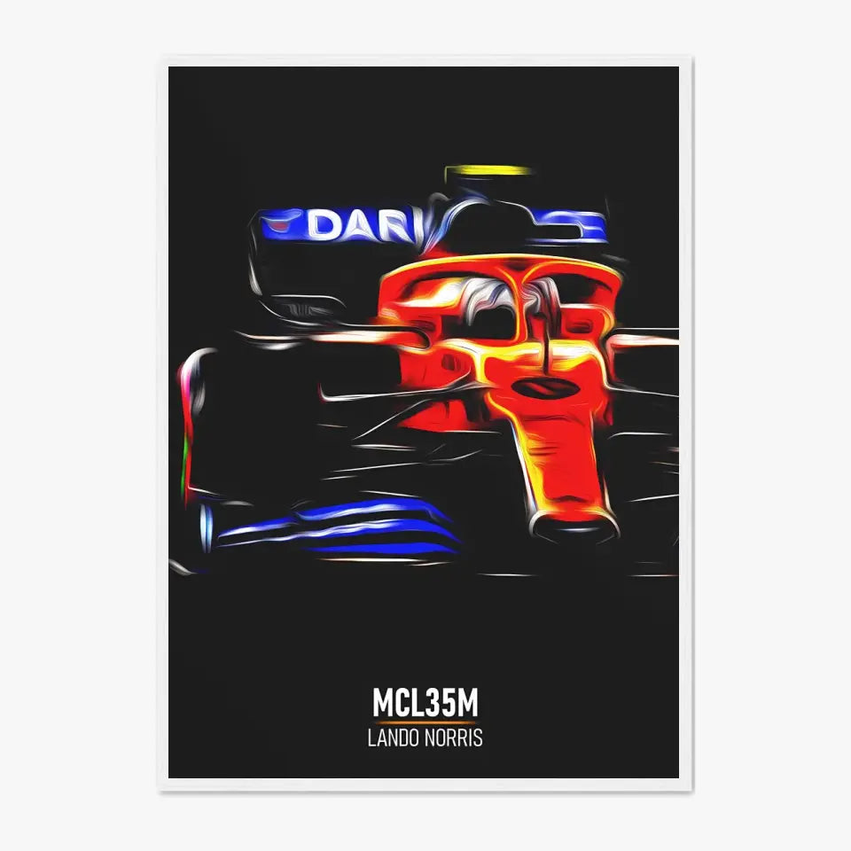 Affiche ou Tableau McLaren MCL35M Lando Norris Formule 1
