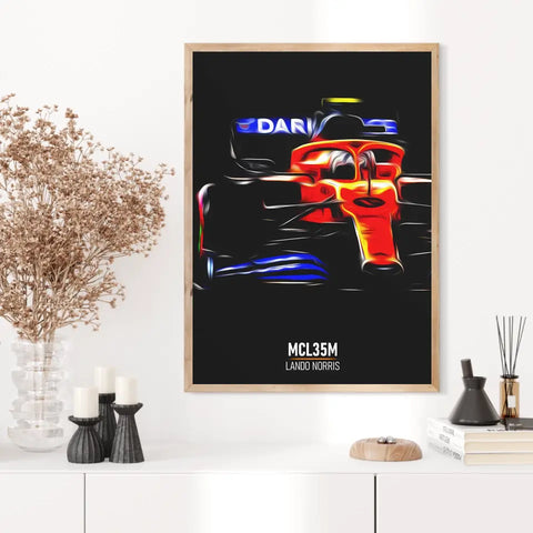 Affiche ou Tableau McLaren MCL35M Lando Norris Formule 1