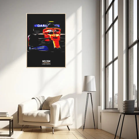 Affiche ou Tableau McLaren MCL35M Lando Norris Formule 1
