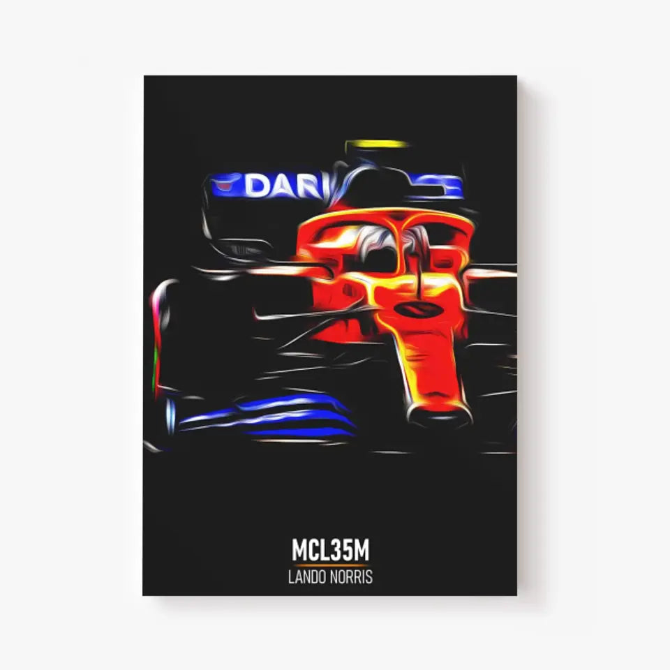 Affiche ou Tableau McLaren MCL35M Lando Norris Formule 1