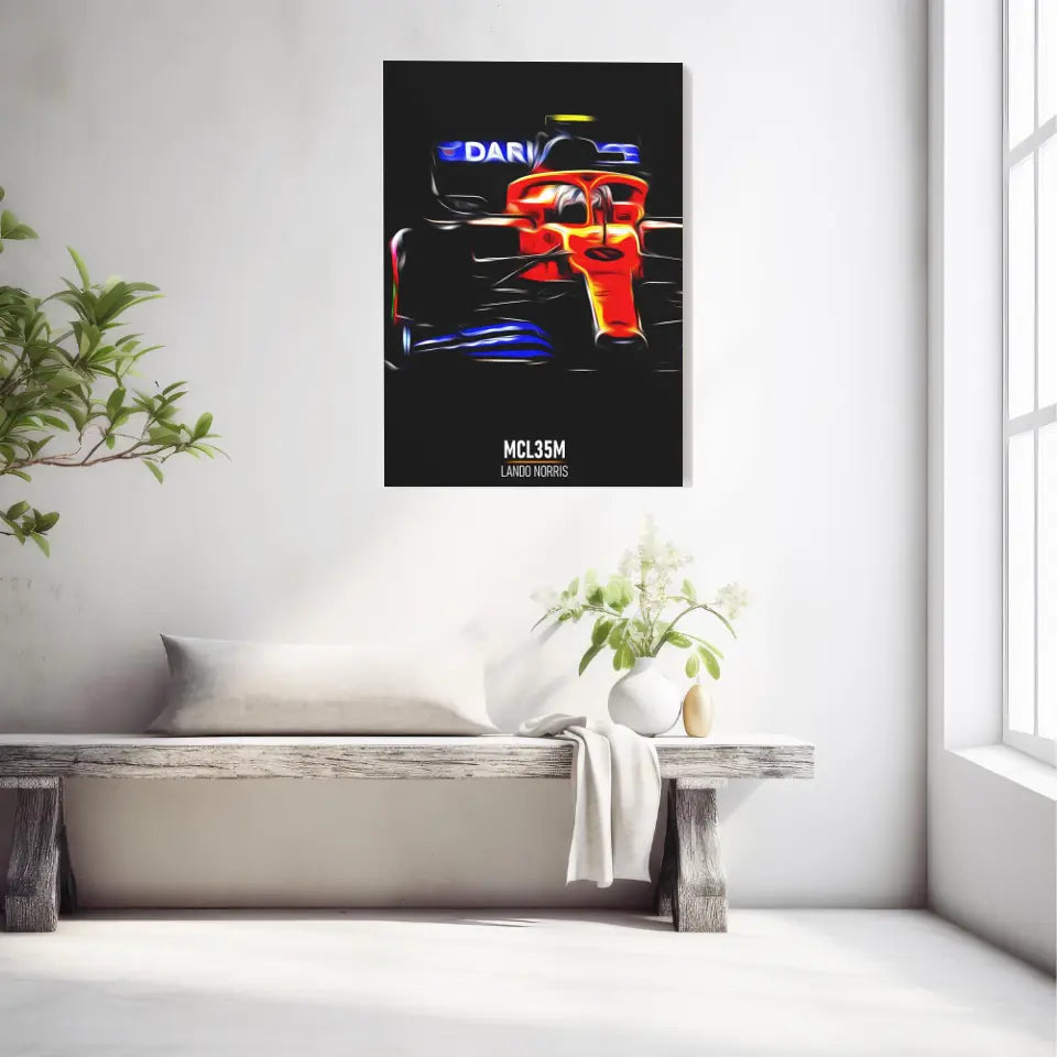 Affiche ou Tableau McLaren MCL35M Lando Norris Formule 1