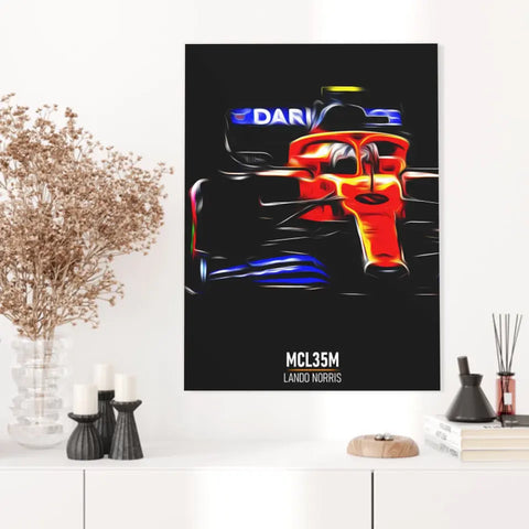 Affiche ou Tableau McLaren MCL35M Lando Norris Formule 1