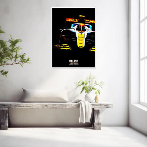Affiche ou Tableau McLaren MCL35M Lando Norris Gulf Formule 1