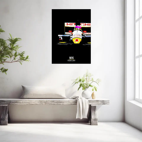 Affiche ou Tableau Lotus 107C Pedro Lamy Formule 1