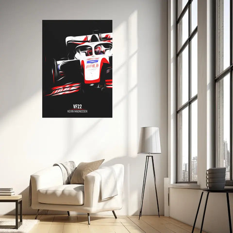 Affiche ou Tableau Haas VF22 Kevin Magnussen Formule 1