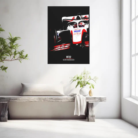 Affiche ou Tableau Haas VF22 Kevin Magnussen Formule 1